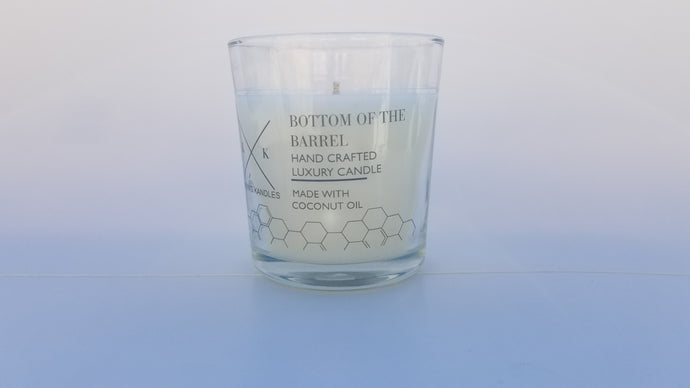 7 oz. Candle Bottom of the barrel